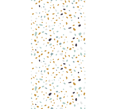 Carta da parati moderna texture stile terrazzo nordico - TenStickers
