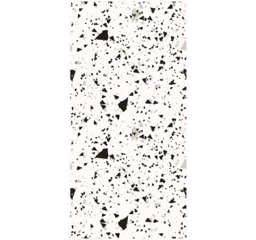 Carta da parati moderna texture terrazzo grigio bianco nero - TenStickers