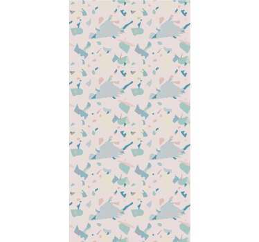 Carta da parati moderna texture piastrelle terrazzo - TenStickers