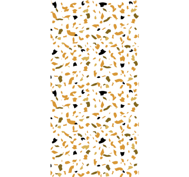 Carta da parati moderna texture colori caldi terrazzo - TenStickers