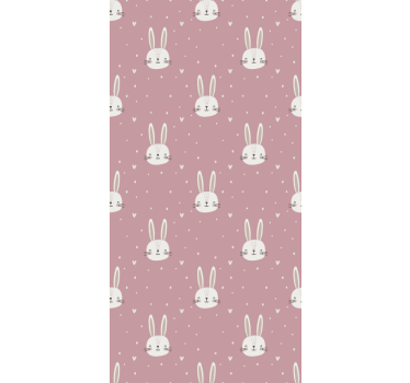 Carta da parati cameretta motivo boho rosa - TenStickers