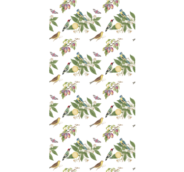 Carta da parati cameretta ladri di frutta in natura - TenStickers
