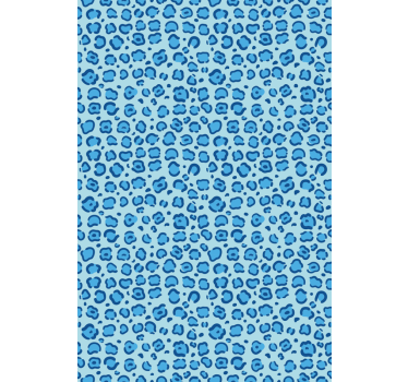 Carta da parati cameretta motivo a pois blu - TenStickers