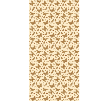 Carta da parati cameretta motivo farfalle - TenStickers