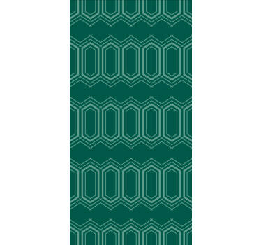 Carta da parati texture motivo geometrico verde - TenStickers