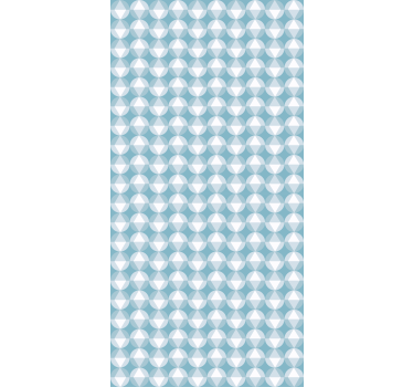 Carta da parati texture armonia geometrica blu - TenStickers