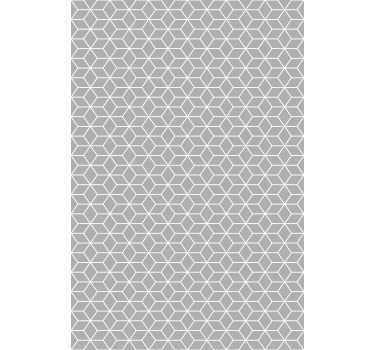 Carta da parati texture motivo esagonale grigio - TenStickers