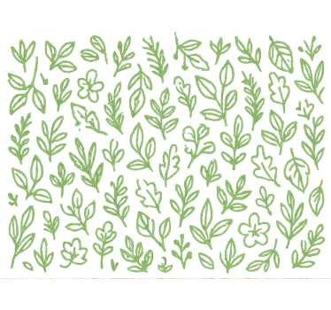 Carta da parati cameretta verde botanico - TenStickers