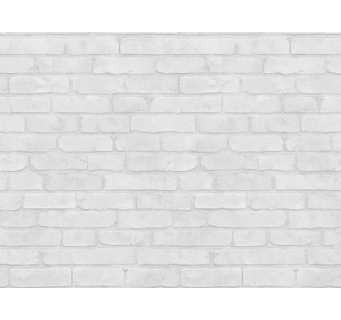 Carta da parati mattoni effetto loft bianco - TenStickers