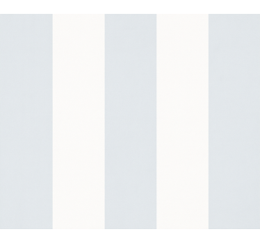 Carta da parati cameretta righe azzurro e bianco - TenStickers