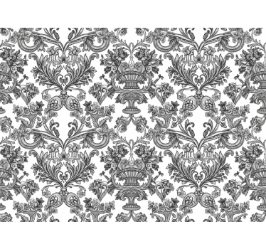 Carta da parati barocco giardino segreto ombroso - TenStickers