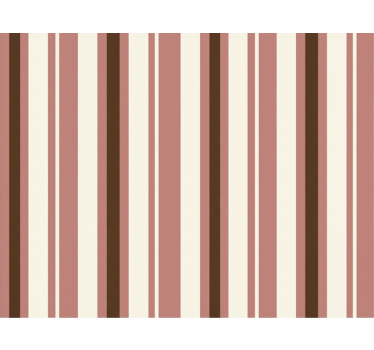 Carta da parati a righe verticali rosa e marroni - TenStickers