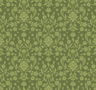 Carta da parati classica stile inglese verde - TenStickers