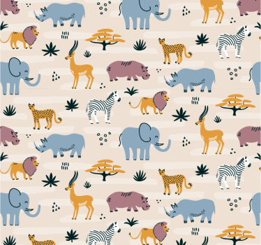 Carta da parati animali selvatici - TenStickers