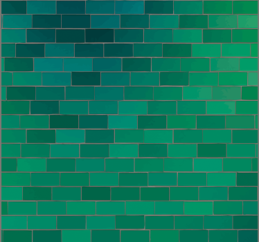 Carta da parati texture struttura piastrellata verde - TenStickers