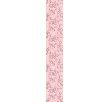 Carta da parati floreale modello di schizzo di rosa - TenStickers