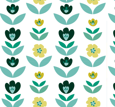 Carta da parati natura motivo floreale - TenStickers