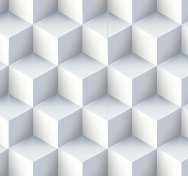 Carta da parati con cubi effetto 3d - TenStickers