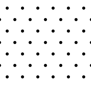carta da parati pois Punti regolari su sfondo bianco - TenStickers