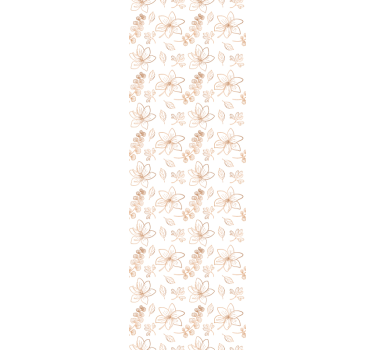 Carta da parati floreale accento floreale - TenStickers