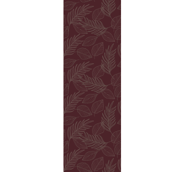 Carta da parati foglie disegno di foglie botaniche - TenStickers