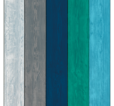 Carta da parati effetto legno colori pastello - TenStickers