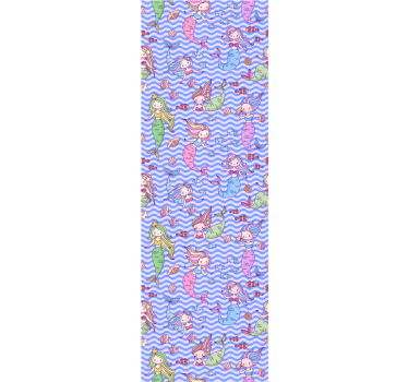 Carta da parati cameretta immagini di sirene - TenStickers