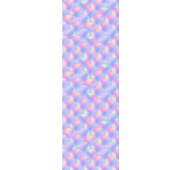 Carta da parati pois scaglie iridescenti - TenStickers
