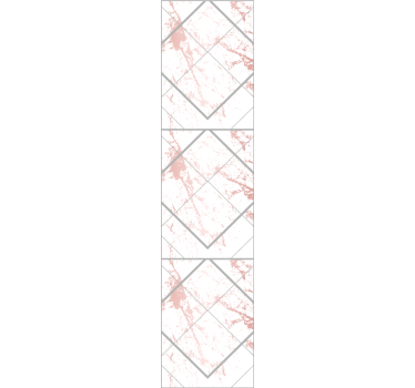 Carta da parati effetto marmo design strutturato geometrico - TenStickers