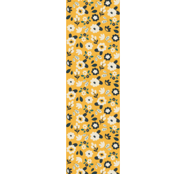 Carta da parati floreale carattere per la camera - TenStickers