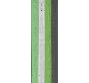 Carta da parati effetto legno motivo in legno a strisce - TenStickers