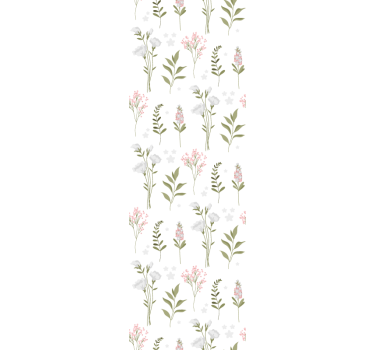 Carta da parati floreale motivo floreale di eleganza - TenStickers