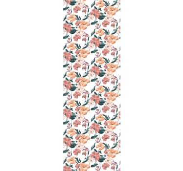 Carta da parati floreale ripetizione floreale - TenStickers