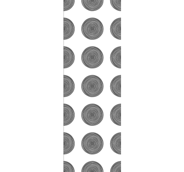 Carta da parati texture motivi circolari in legno - TenStickers