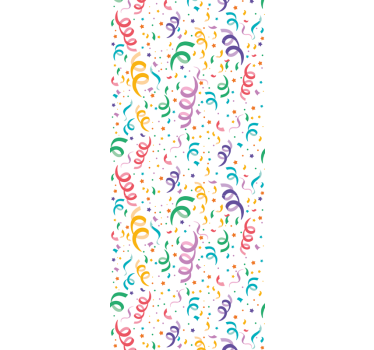 Carta da parati neonato disegno di coriandoli festivi - TenStickers