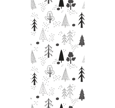 Carta da parati natura foresta scandinava - TenStickers