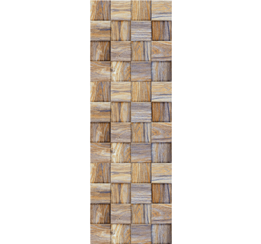 Carta da parati effetto legno legno intrecciato - TenStickers