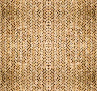 Carta da parati effetto legno trama tessuta - TenStickers