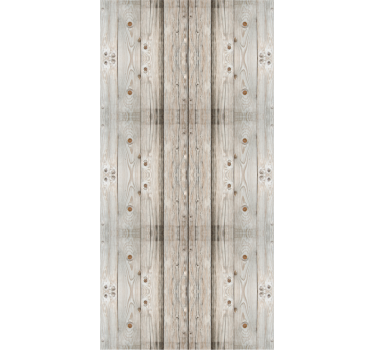 Carta da parati effetto legno simulazione di assi rustiche - TenStickers