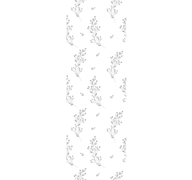 Carta da parati floreale eleganza beige - TenStickers