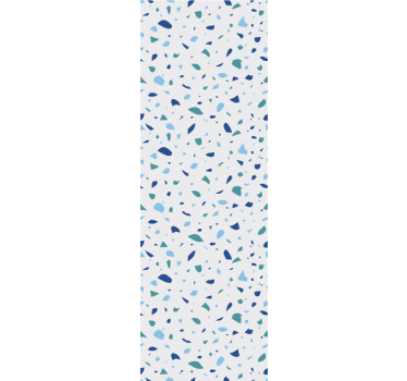Carta da parati texture terrazzo semplice blu - TenStickers