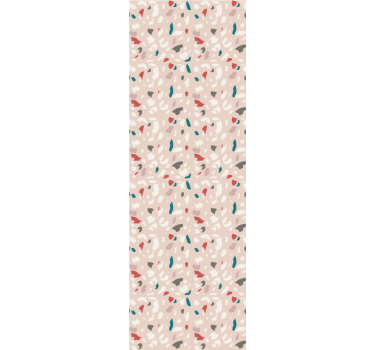 Carta da parati moderna texture terrazzo beige astratto - TenStickers
