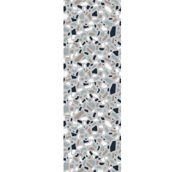 Carta da parati texture terrazzo grigio elegante - TenStickers