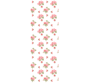 Carta da parati floreale con motivo di arrangiamenti vintage - TenStickers