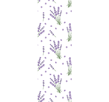 Carta da parati floreale giardino fiorito di lavanda - TenStickers