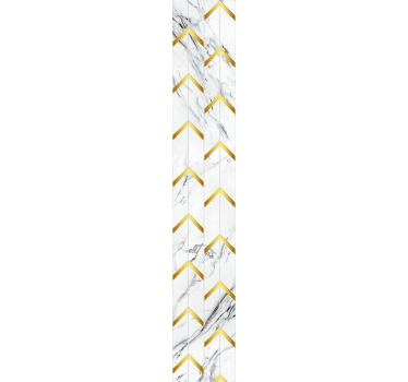 Carta da parati effetto marmo elegante motivo a chevron - TenStickers