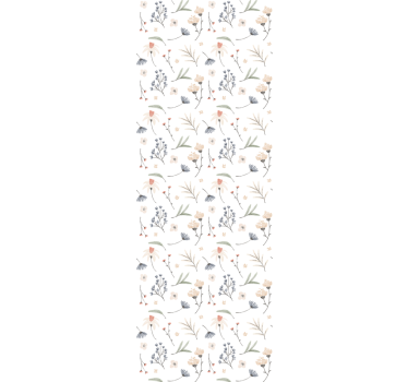 Carta da parati floreale composizione floreale delicata - TenStickers