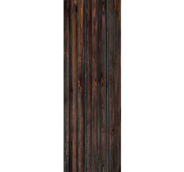 Carta da parati effetto legno pannelli marroni eleganti - TenStickers