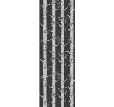 Carta da parati alberi elegante foresta di betulle - TenStickers