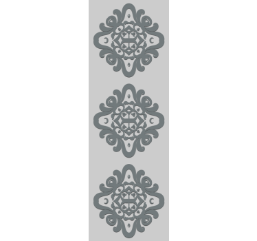 Carta da parati barocco motivi floreali intricati - TenStickers